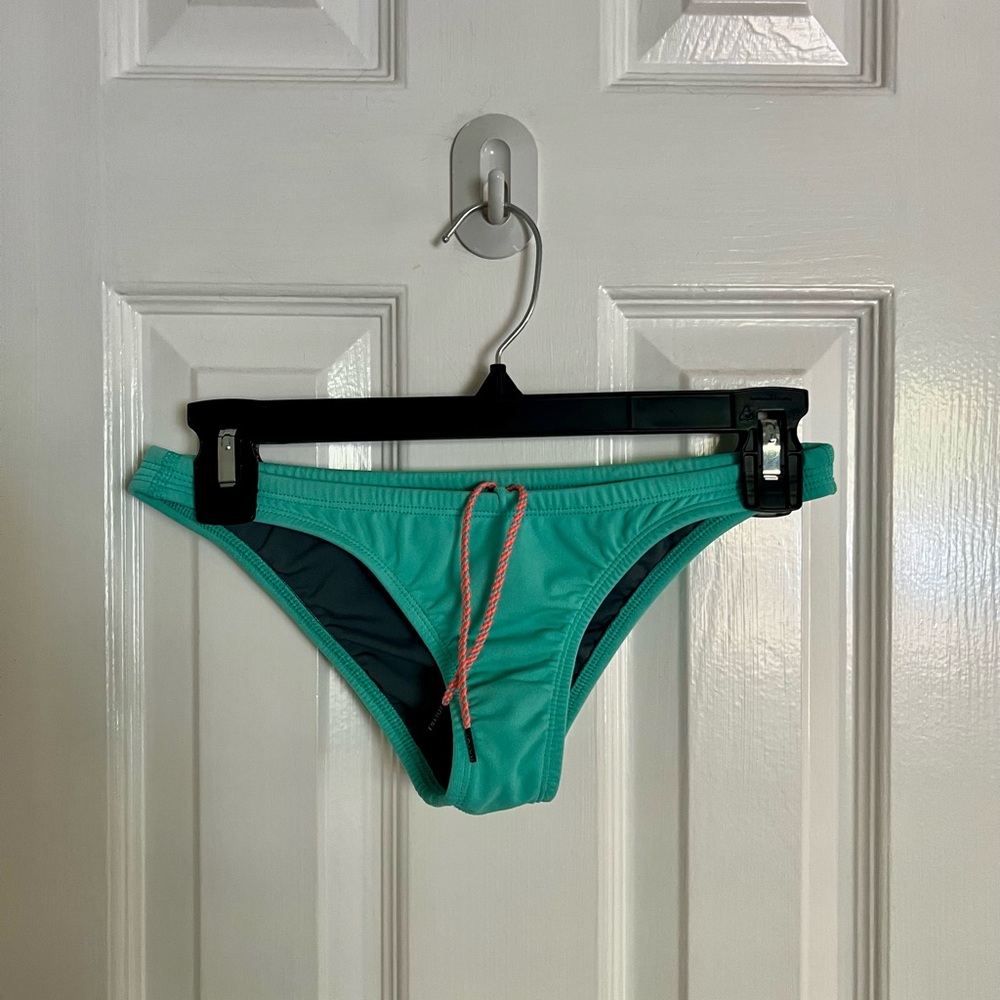 JOLYN Bali Bikini Bottom Medium Coverage Teal Size Medium